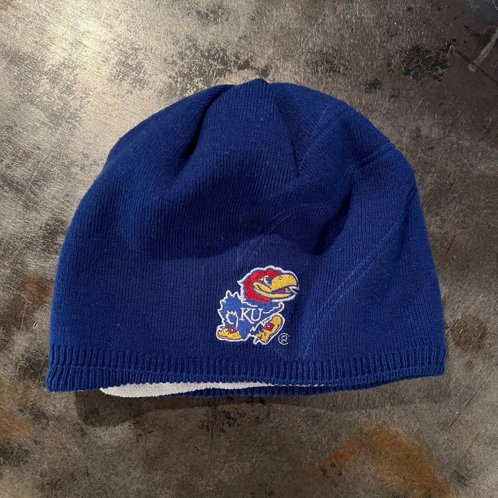 Kansas Jayhawks beanie adidas - Picture 1 of 2